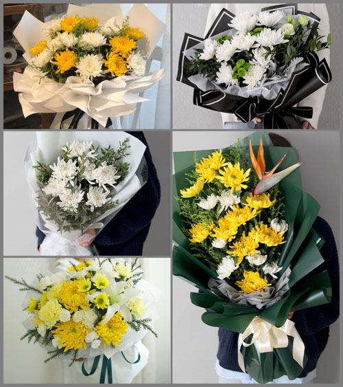 广东湛江市雷州市松竹镇白事花束代送